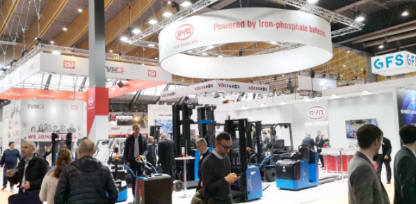 真硬核！比亞迪叉車(chē)閃耀LogiMAT 2019