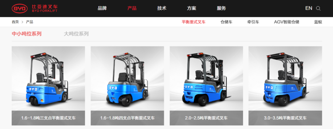 3月30日，比亞迪叉車(chē)全新官網(wǎng)煥然上線(xiàn)！